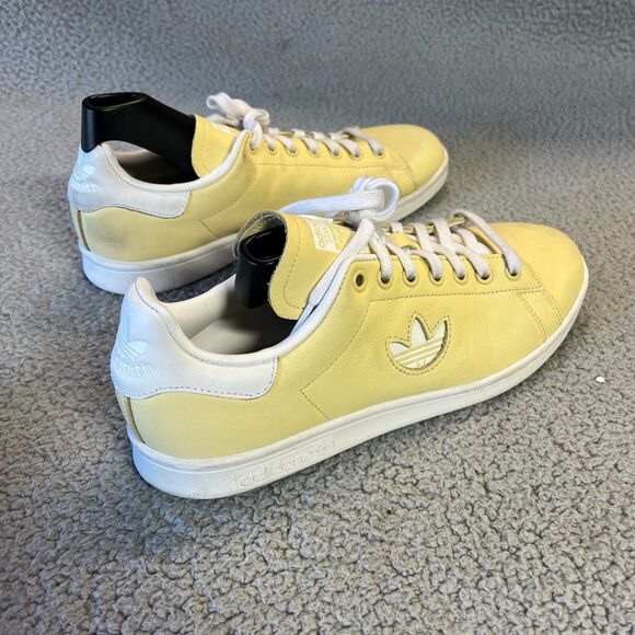 Adidas Stan Smith Originals Leather Sneakers Mens 9 Yellow Shoes BD7438 - Picture 8 of 16